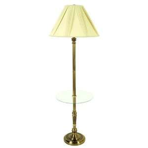 Stiffel Traditions 58 1/2 Inch Floor Lamp with Gallery Table  