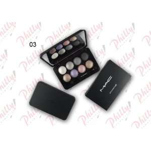   Mac Eyeshadow 8 Colors Custom Palette #3 Net Wt 24g Beauty