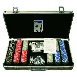  World Poker TourT 300 Poker Chip Set Toys & Games