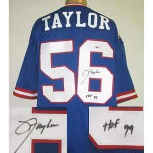   Taylor Signed New York Giants Jersey   HOF 99