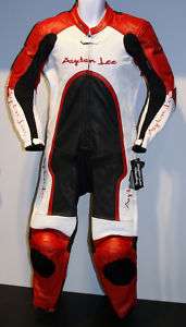 Ayden Lee Racing TR1 sz 46US Red Racing suit leathers