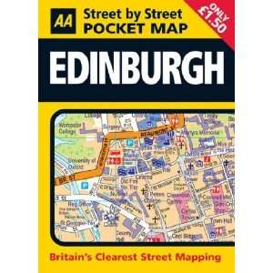   AA Street by Street Pocket Map Edinburgh [Map] AA Publishing Books