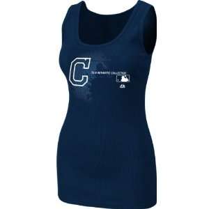   Indians Navy Womens 2012 AC Change Up Tank Top: Sports & Outdoors