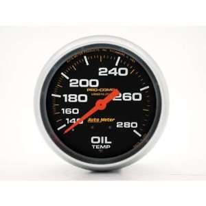 Auto Meter Pro Comp Analog Gauges Gauge, Pro Comp, Oil Temperature 
