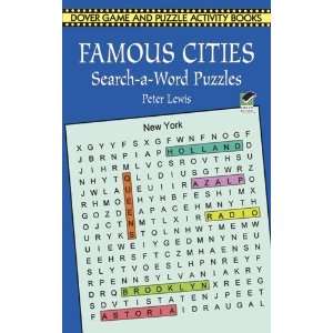   : Famous Cities Search a Word Puzzles [Paperback]: Peter Lewis: Books