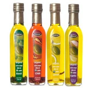   Extra Virgin Olive Oil,Basil,Garlic,Lem oz each. by Mantova
