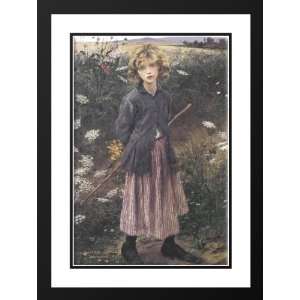  Lepage, Jules Bastien 28x38 Framed and Double Matted Young 