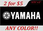 YAMAHA Racing Drum Bike vinyl decal Bumper sticker