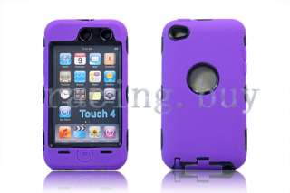   Hard&Soft Case Skin Cover for Apple iPod Touch 4 4g 4th Gen  