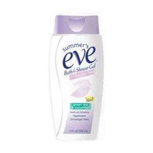 Summers Eve Bath And Shower Gel for Womens Sensitive Skin, with Green 