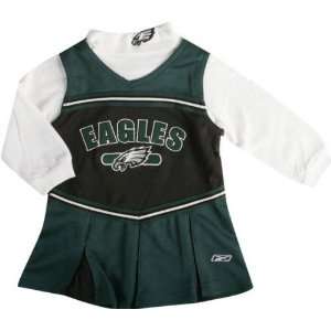   Eagles Toddler Long Sleeve Cheerleader Jumper