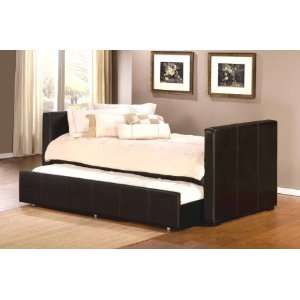  Marcella Day Bed w/ Trundle Drawer by Hillsdale   Brown 