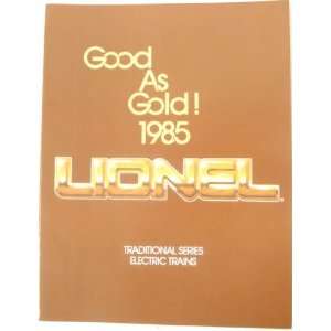  Lionel 1985 Traditional Consumer Catalog Toys & Games