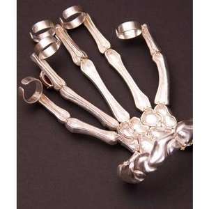 NEW Skeleton Hand Ring Bracelet Delfina Delettrez Style GAGA  