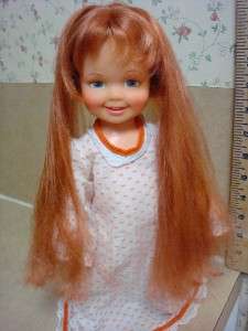 Vintage 1972 Ideal Toy Corp Krissy Family Cinnamon Red Hair Growing 