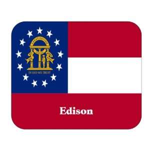  US State Flag   Edison, Georgia (GA) Mouse Pad Everything 