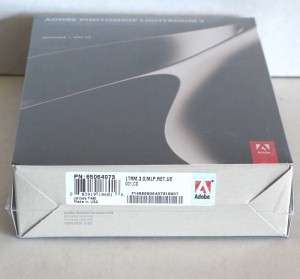 Adobe Photoshop Lightroom 3 PC   MAC PN: 65064073 New Retail Box FULL 