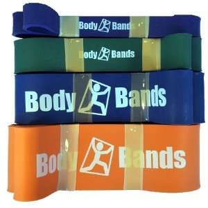 Cross Training Band Set 3  41 Loop Bands  1 1/8 to 3 1/4 Bands 