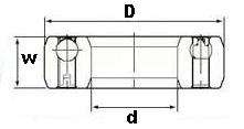 CSK35PP One way Bearing with Keyway Clutch/Backstop/Key  