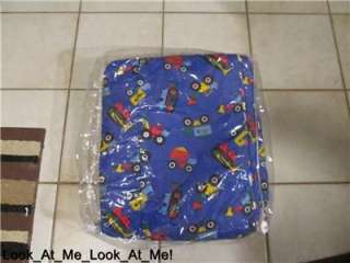   Queen Size Red And Blue Tractor and Truck Comforter New in Bag  