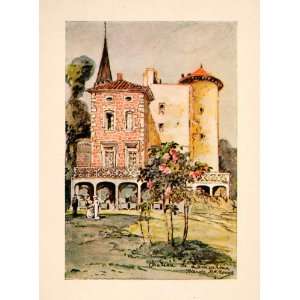   Lamartine Pays Milly Saint Pont   Original Color Print