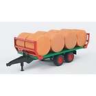 Bruder Bale Transport Trailer with 8 Round Bales *e209