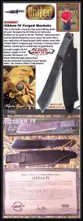 Gil Hibben New Version Rambo lV Style Forged Machete  