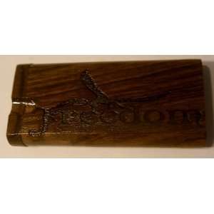  Wood Dugout With Bat One Hitter Tobacco Pipe Freedom 