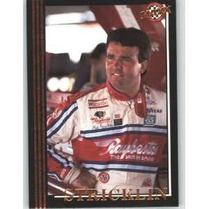 1992 Maxx Black Racing Card # 12 Hut Stricklin   NASCAR Trading Cards 