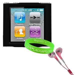   iPod Nano Touchscreen + Pink Headphones + Live * Laugh * Love Vangoddy