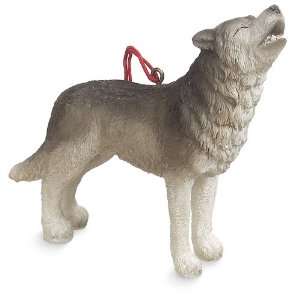  Resin Timber Wolf Christmas Ornament: Home & Kitchen