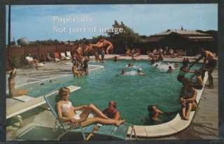 NY Sag Harbor CHROME 50s BARONS COVE INN Swimming Pool  