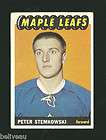 Ron Ellis signed 1967 68 Topps card #14 Toronto Maple L