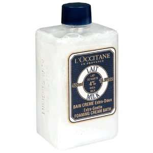  LOccitane Extra Gentle Foaming Cream Bath, Milk, 16.9 fl 