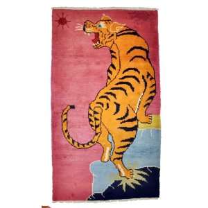   Tiger Tibetan Rug, Yoga Rug,meditation Rug,#15 
