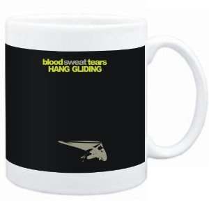  Mug Black  Blood, sweat, tears   Hang Gliding  Sports 
