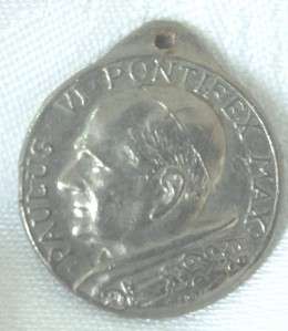 ITALY VATICAN MEDAL POPE PAUL VI AND BASILICA ST PETRUS  