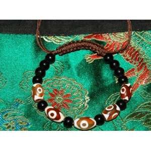  Tibetan Small Red Dzi Beads Wrist Mala/ Bracelet for 
