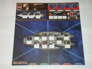 Battlestar Galactica Replacement Game Board Map Ship  