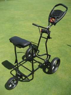 NEW LINKSMAN GOLF X12 3 SPEED THREE WHEEL PUSH PULL CART TROLLEY W 