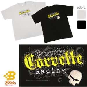   Racing Embroidered and Screen Printed Tee Grey XLarge  BDJKDT8001