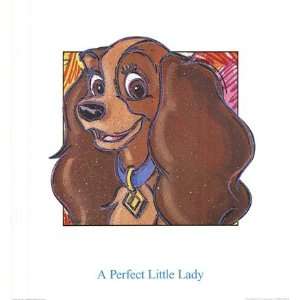   Little Lady Finest LAMINATED Print Walt Disney 24x26