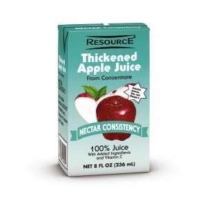  Nestle Resource Thickened Beverage Apple Nectar 8 oz Case 