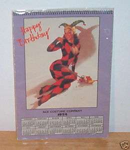 Elvgren 1954 Pin Up Calendar Repro Life of the Party  