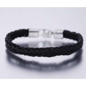  The Collective   Collective Double Braided Black Leather 