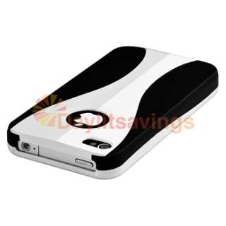   HARD CASE+CAR CHARGER+PRIVACY FILM for Apple iPhone 4S 4 G ACCESSORY