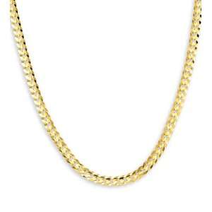  New 14k Yellow Gold Curb Chain Link Necklace 4mm: Jewelry