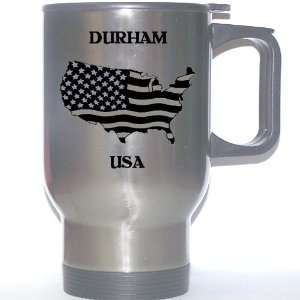  US Flag   Durham, North Carolina (NC) Stainless Steel Mug 