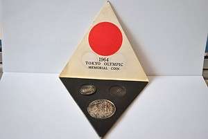 Mitsui Bank 1964 Tokyo Olympic Memorial Silver Coin Set  