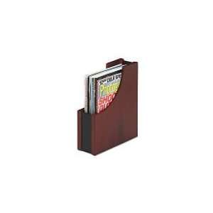   Rolodex™ Wood And Faux Leather Magazine File: Home & Kitchen